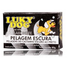 12101 - SABONETE LUKY DOG PELAGEM ESCURA 80G