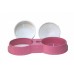 COMEDOURO E BEBEDOURO ROSA