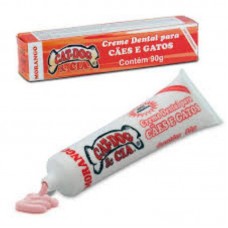 14351 - CREME DENTAL CAT DOG MORANGO 90G