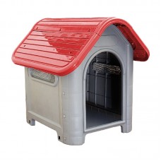 16167 - CASINHA MEC PET HOUSE VERMELHO N 3