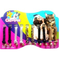 16285 - CARTELA COLEIRA DE GATO STRASS C/10 SORT