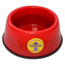 16723 - COMEDOURO PES. FILHOTE GRD.VERMELHO450ML