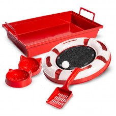 17537 - KIT P/GATOS COR DE VERMELHO REF.2012